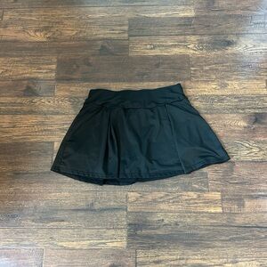 Black Pleated Skort
